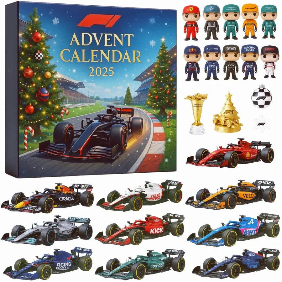 Calendario dell’Avvento Piloti & Auto 2025