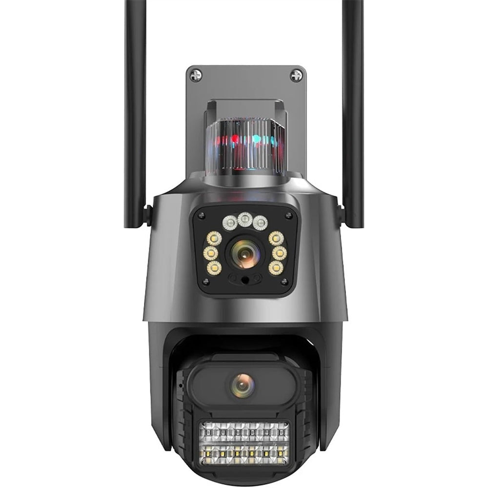 Telecamera PTZ 3 Lenti™ – Visione Doppia, Bluetooth, Antenna 5dBi & Rotazione Completa