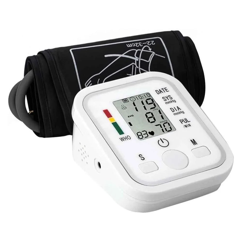 Misuratore di Pressione da Polso LCD Digitale Automatico – Letture Precise & Facili da Usare
