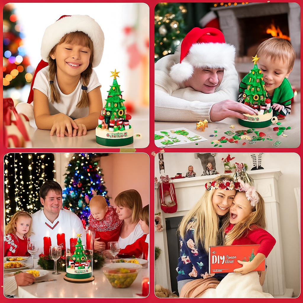 Scatola musicale natalizia BuildaTune – Albero musicale personalizzabile