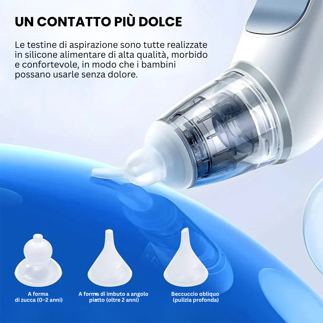 Aspiratore Nasale Elettrico per Bebè – Respiro Libero & Sonno Sereno