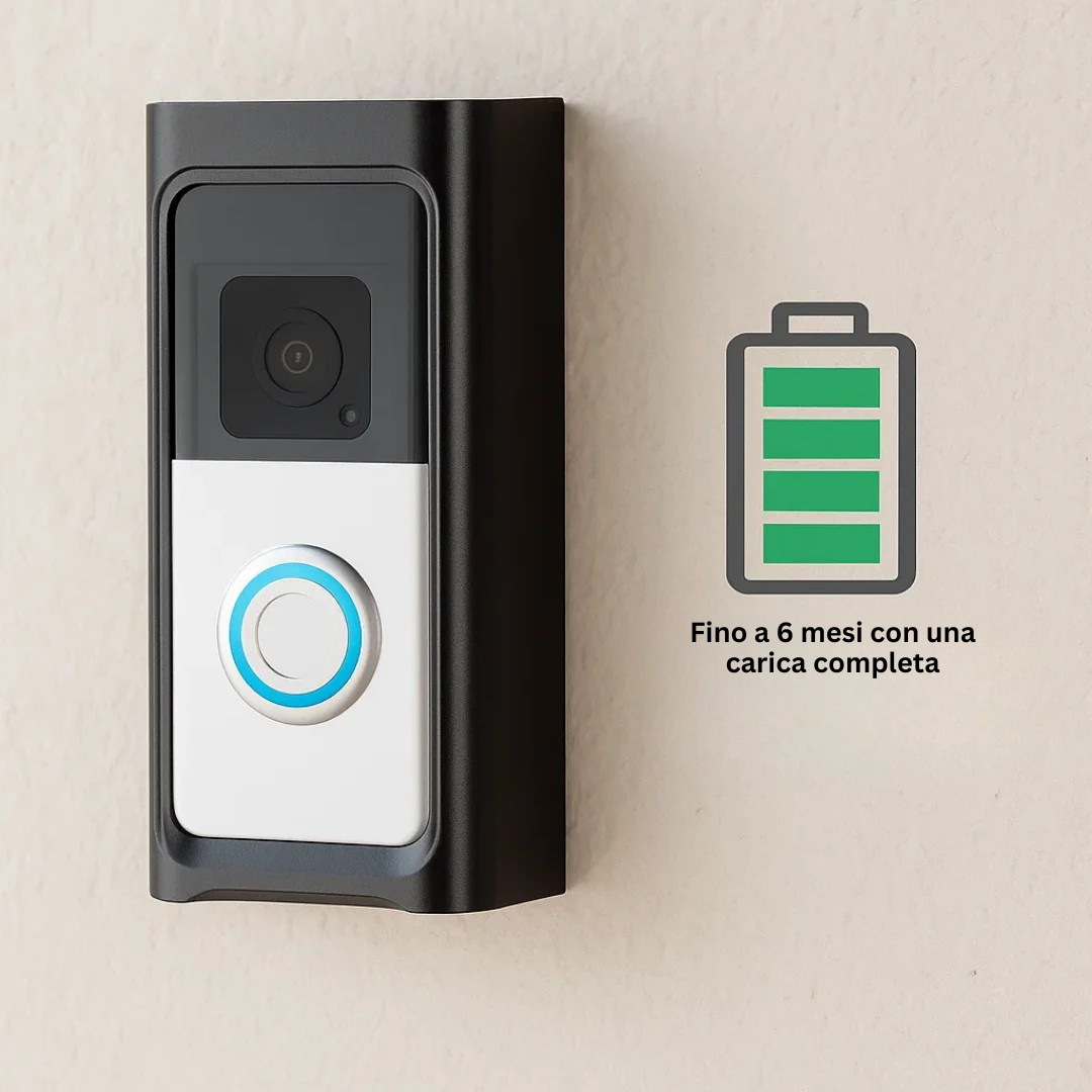 LuxGuard | Campanello video wireless con batteria per una sicurezza ottimale