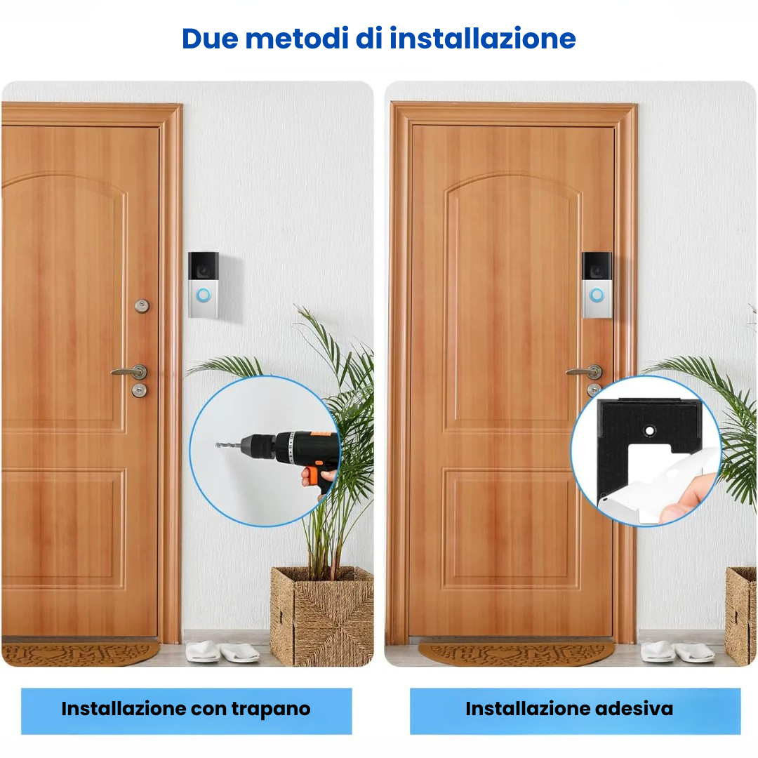 LuxGuard | Campanello video wireless con batteria per una sicurezza ottimale