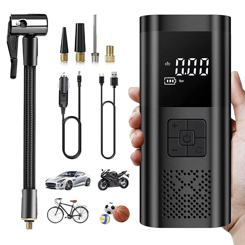 AirBoost™ 150PSI – Mini Compressore Portatile Senza Fili, Rapido & Preciso
