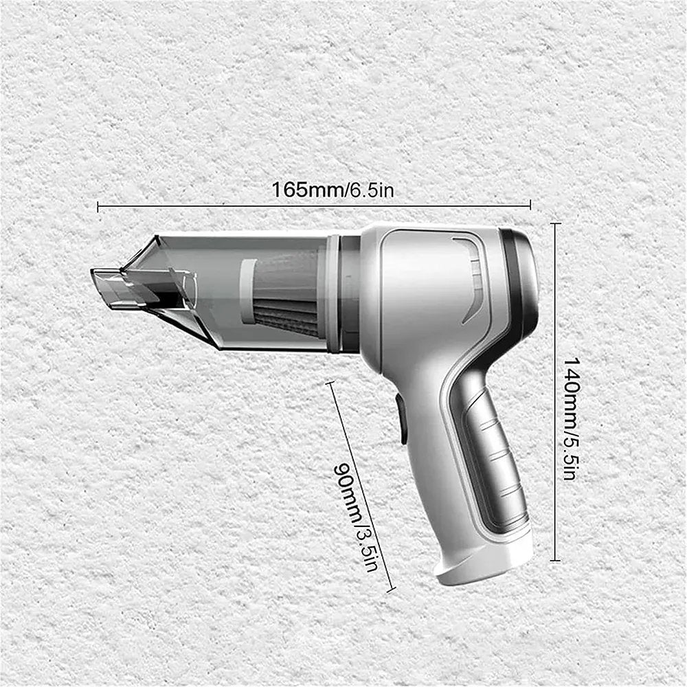 Dust Cleaner™ – Aspirapolvere Portatile 2 in 1 con Filtro HEPA | Potente 36.000 giri/min e Funzione Soffiaggio USB