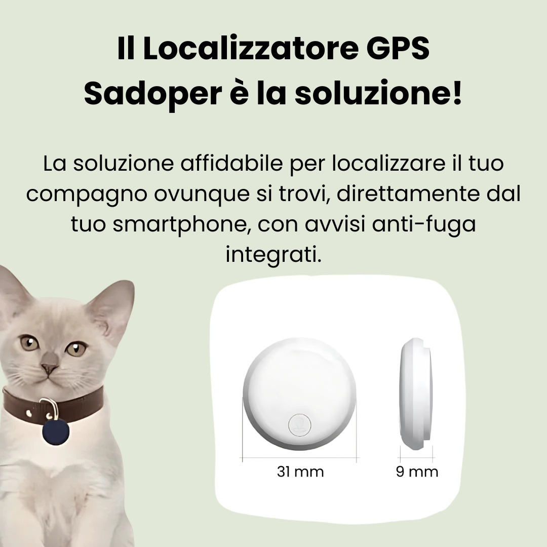 Rassivo GPS per Gatti – Portata Illimitata, Zero Abbonamento