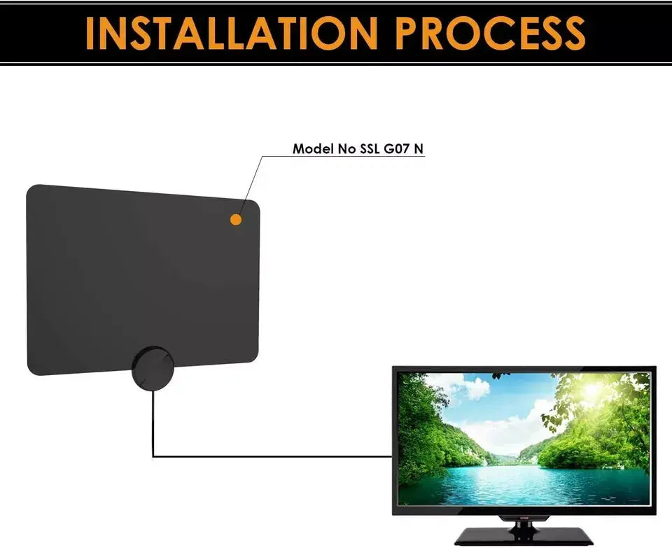 Antenna 4G da Interno | Segnale Potente per Canali TV in HD