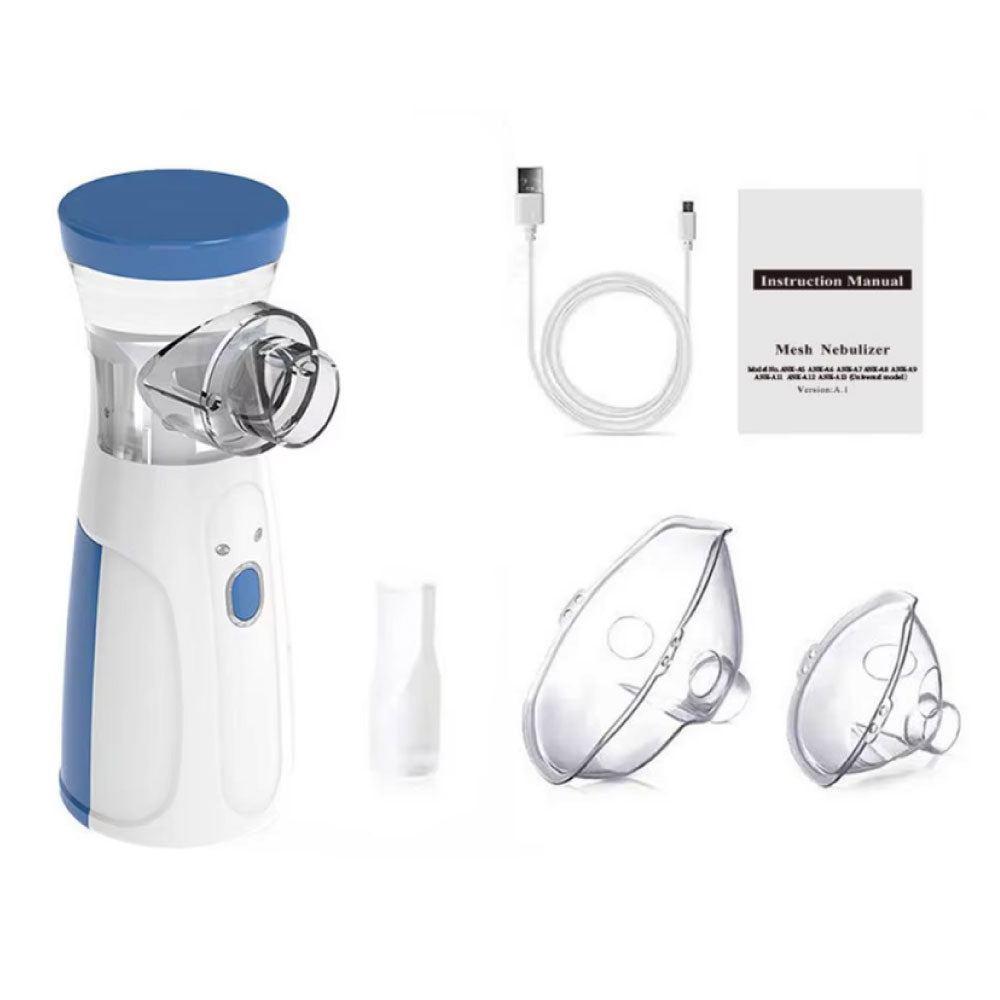 Nebulizzatore Aerosol Portatile Silenzioso – Terapia Respiratoria Senza Fili per Bambini e Adulti