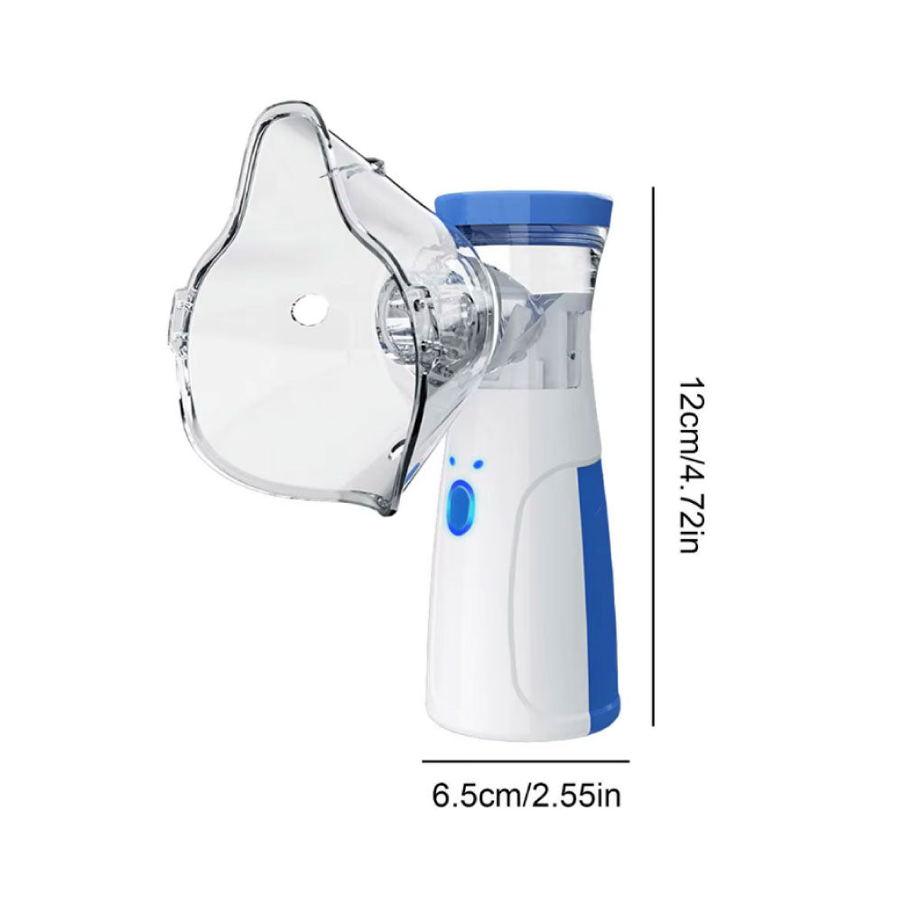 Nebulizzatore Aerosol Portatile Silenzioso – Terapia Respiratoria Senza Fili per Bambini e Adulti