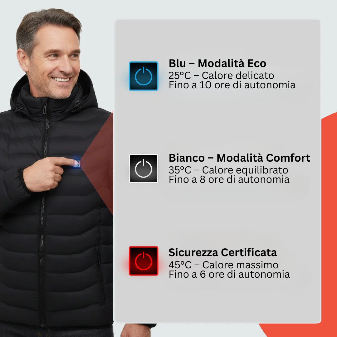 Giacca Termica Riscaldata Rassivo X