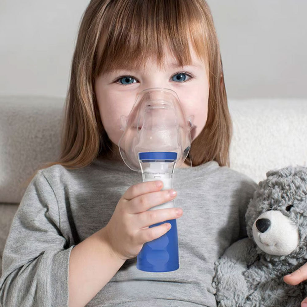 Nebulizzatore Aerosol Portatile Silenzioso – Terapia Respiratoria Senza Fili per Bambini e Adulti