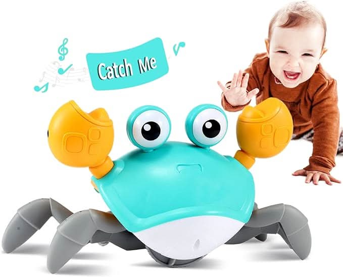 MoveeCrab - divertimento per gattonare con musica e colori per bambini da 1 anno