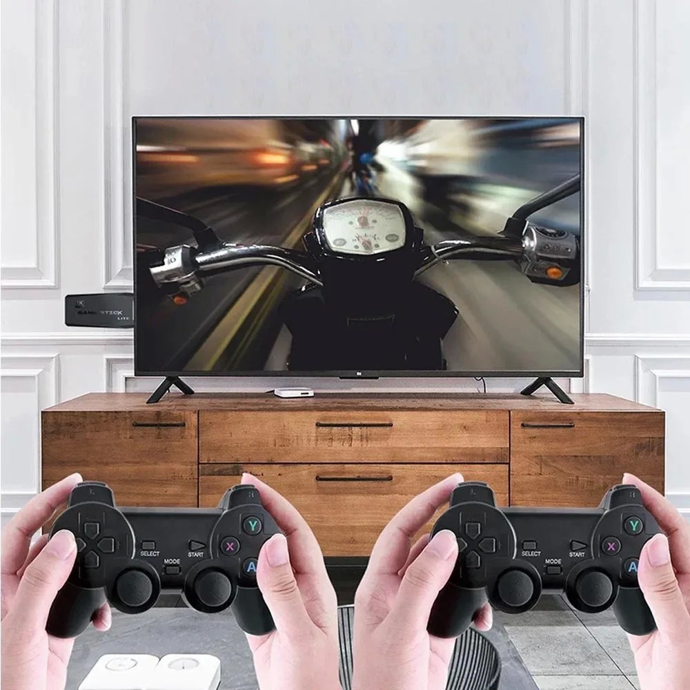 Game Stick™ Retro 10.000 Giochi – Mini Console HDMI con 2 Joystick Wireless & Multiplayer