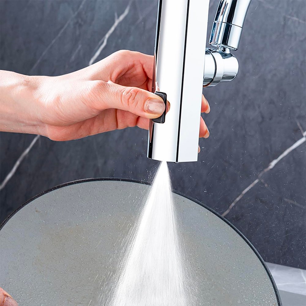 Glassy 360™ – Rubinetto Girevole Universale a 360° per Cucina e Bagno