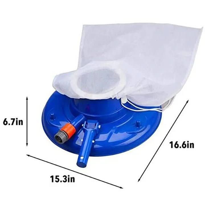 AquaVac - pulitore per piscina senza prodotti chimici con forte potenza di aspirazione per foglie e sporco