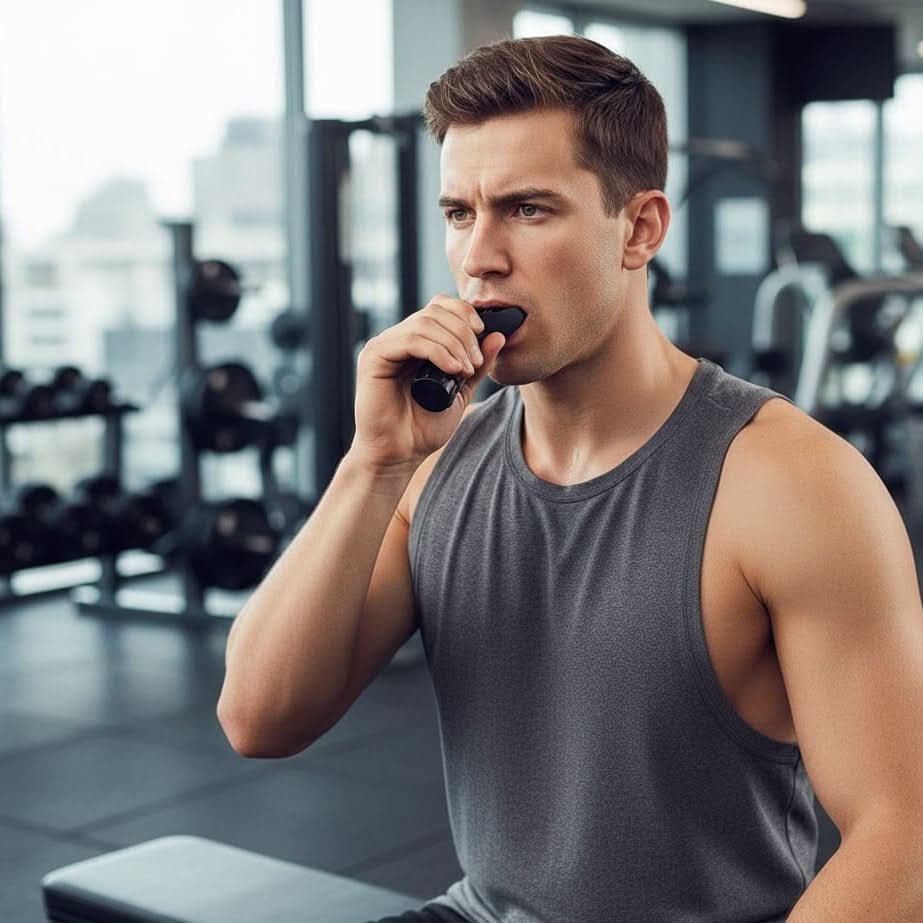 ADEMFIT – Allenatore respiratorio con resistenza regolabile per sport e recupero