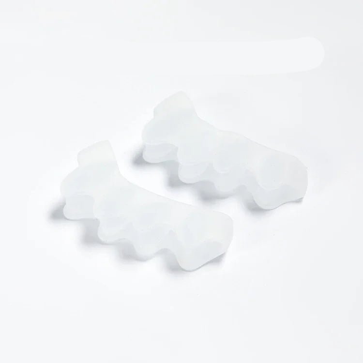 Equilibrio delle dita – Spaziatore per dita dei piedi in silicone per un allineamento naturale e comfort quotidiano