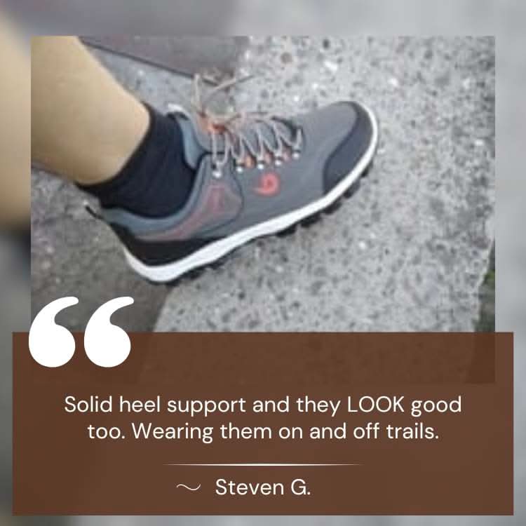 CloudStep – Scarpe da trekking ortopediche con ammortizzazione confortevole e punta ampia