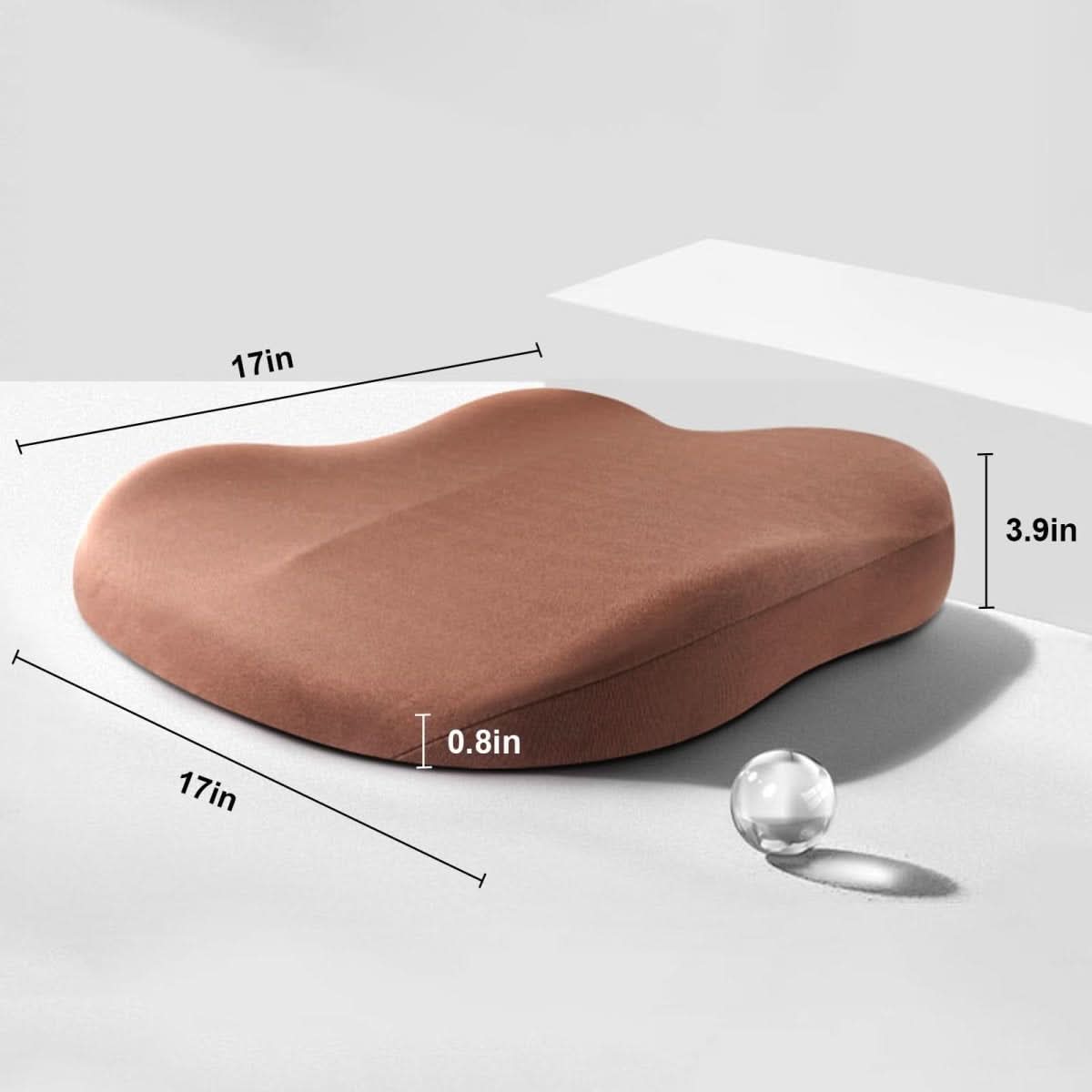 VIEWBOOST – Cuscino Ergonomico per Sedile dell'Auto per una Migliore Visibilità e Comfort