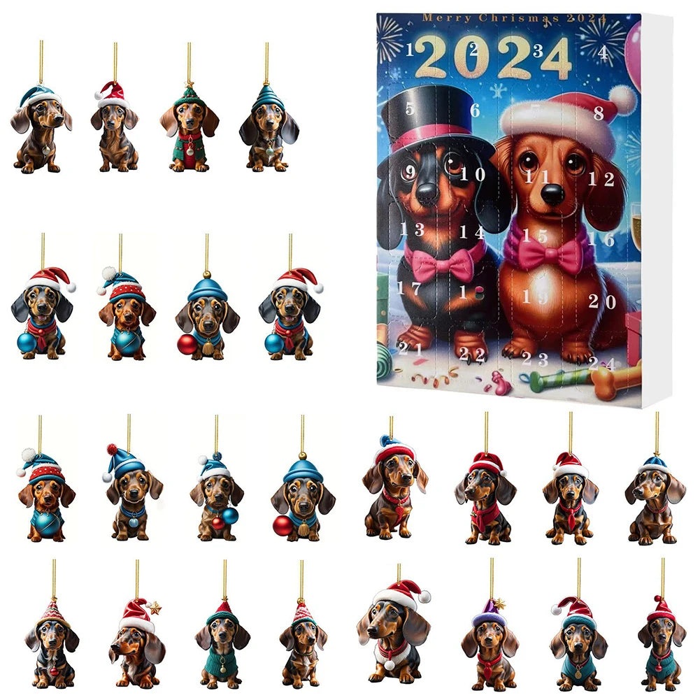 DachshundJoy | Calendario dell'Avvento stravagante per gli amanti dei cani con simpatiche sorprese quotidiane