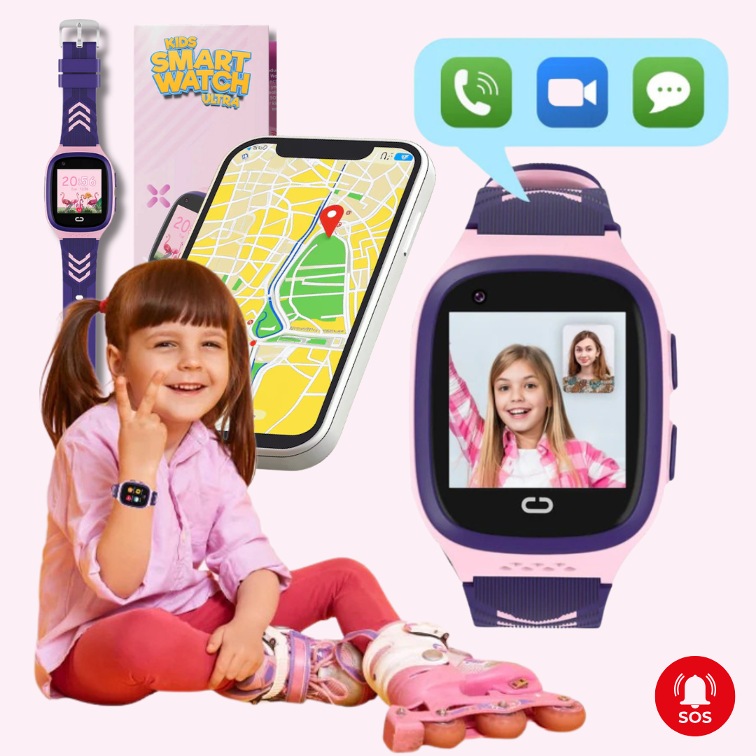 Orologio GPS Bambini senza Abbonamento con Chiamate e Zona Sicura – Rassivo™