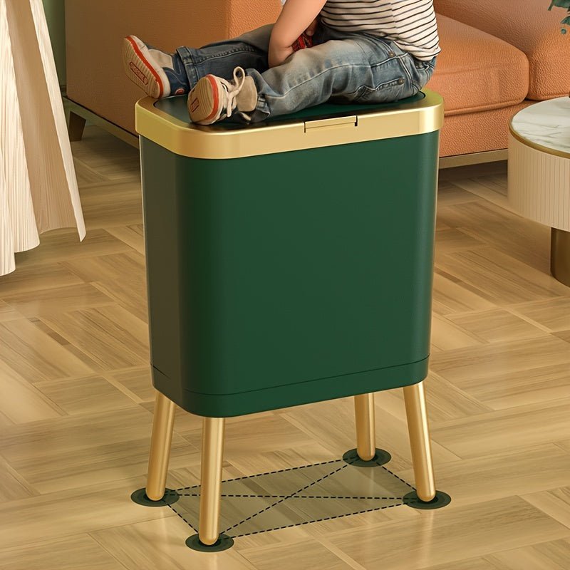 PUREBIN – Pattumiera da 15 litri con coperchio anti-odore e design moderno