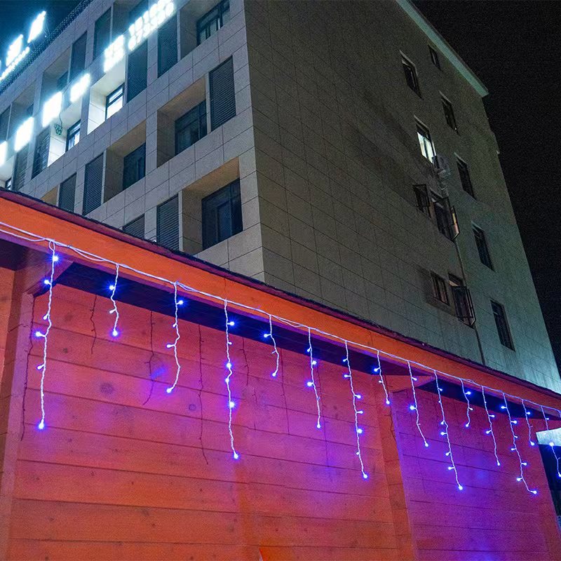 LuminaCascade | Splendide luci a forma di ghiacciolo per feste da esterno impermeabili