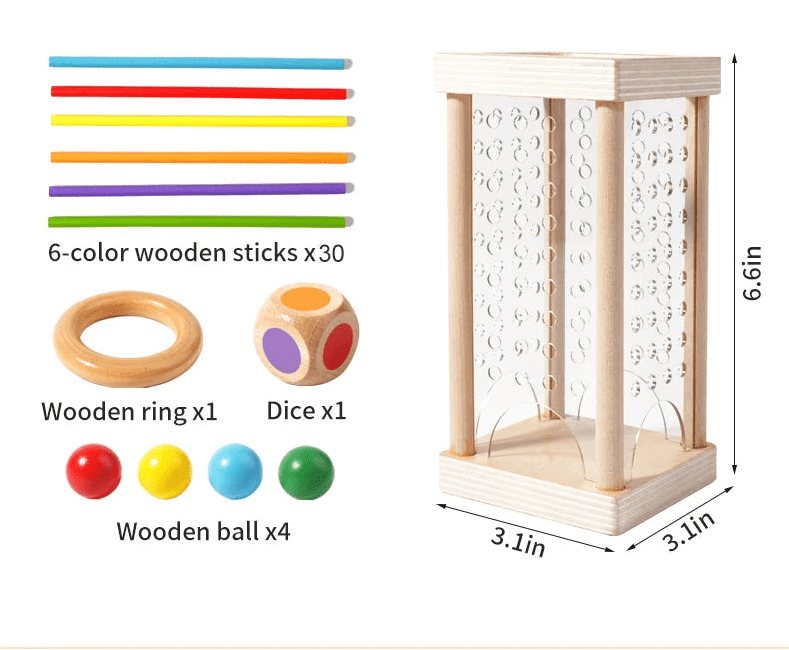 COUNTISTIX – Set di bastoncini Montessori per il conteggio, sviluppo cognitivo e coordinazione