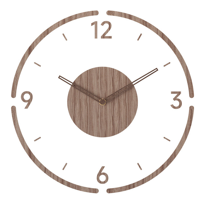 Orologio da Parete Scandinavo in Legno Minimalista