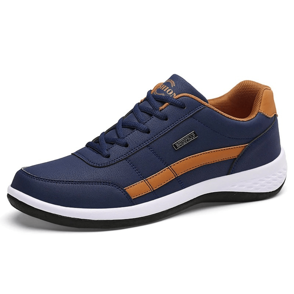 StrideLux – Scarpe da ginnastica ortopediche in pelle da uomo con un eccellente supporto