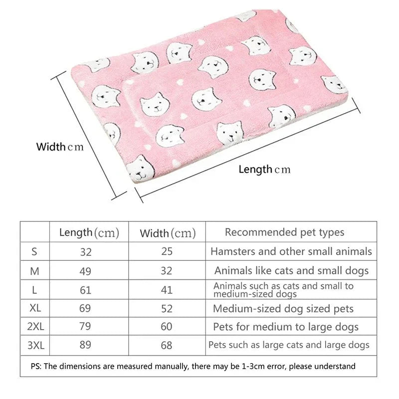 FLANNELPAW – Materassino caldo in flanella per cani e gatti