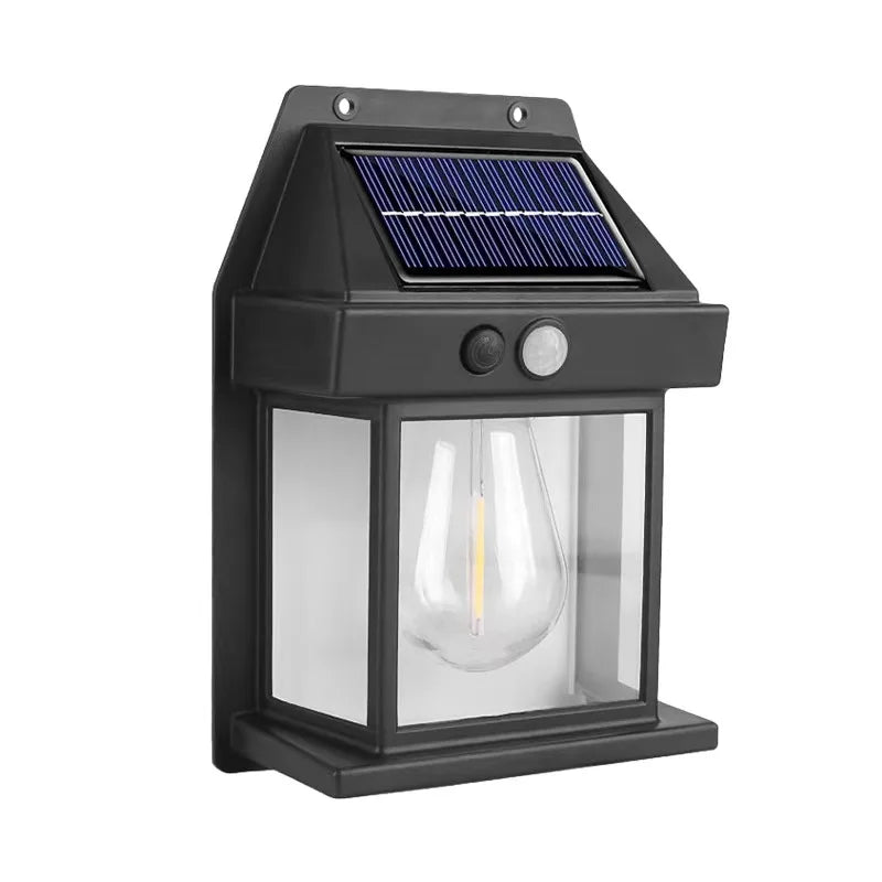 SOLARION – Luce solare LED da giardino e strada con sensore di movimento e alloggiamento resistente alle intemperie
