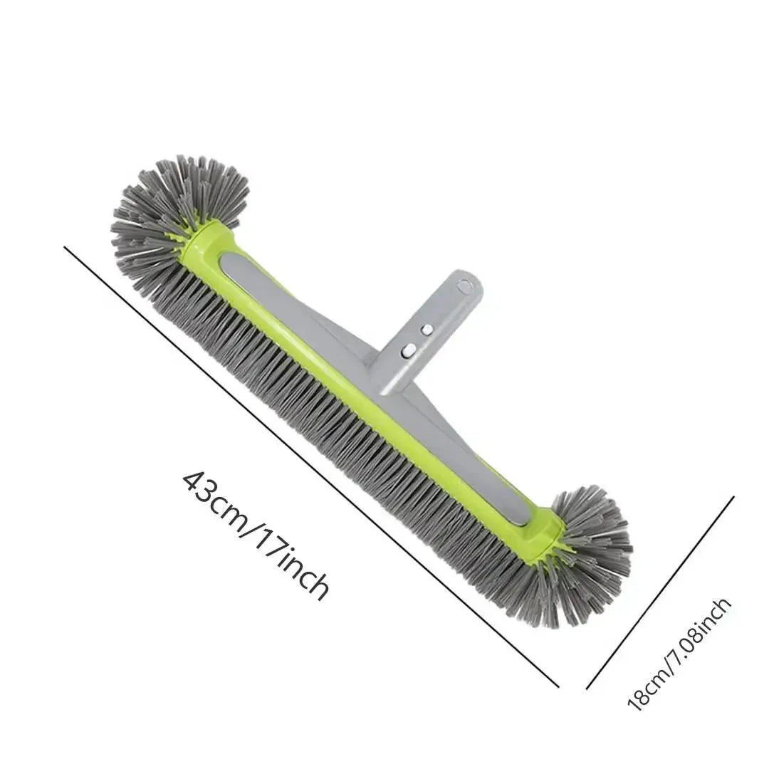 POOLBRUSH – Spazzola per piscina in alluminio per pareti e angoli