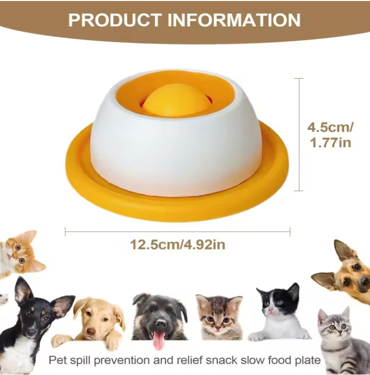 WagBowl Licker™ - Palla da leccare per alimentazione lenta per cani e gatti