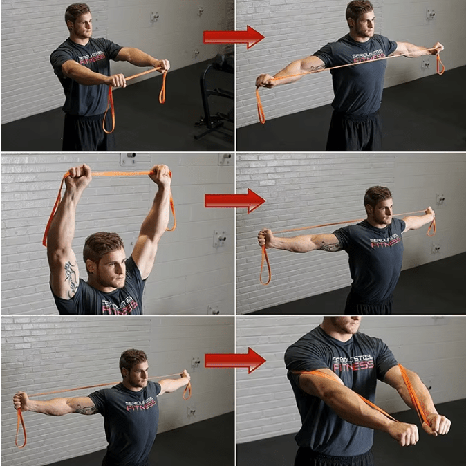 PowerBand - set di fasce elastiche per trazioni e allenamento di forza