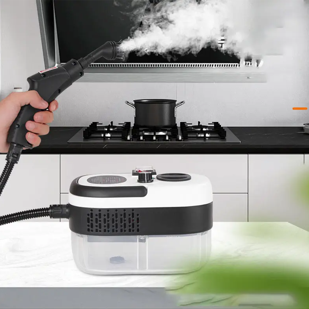 Idropulitrice a Vapore 2500W – Pulizia Profonda Multiuso con Serbatoio 1,1L & Accessori Inclusi