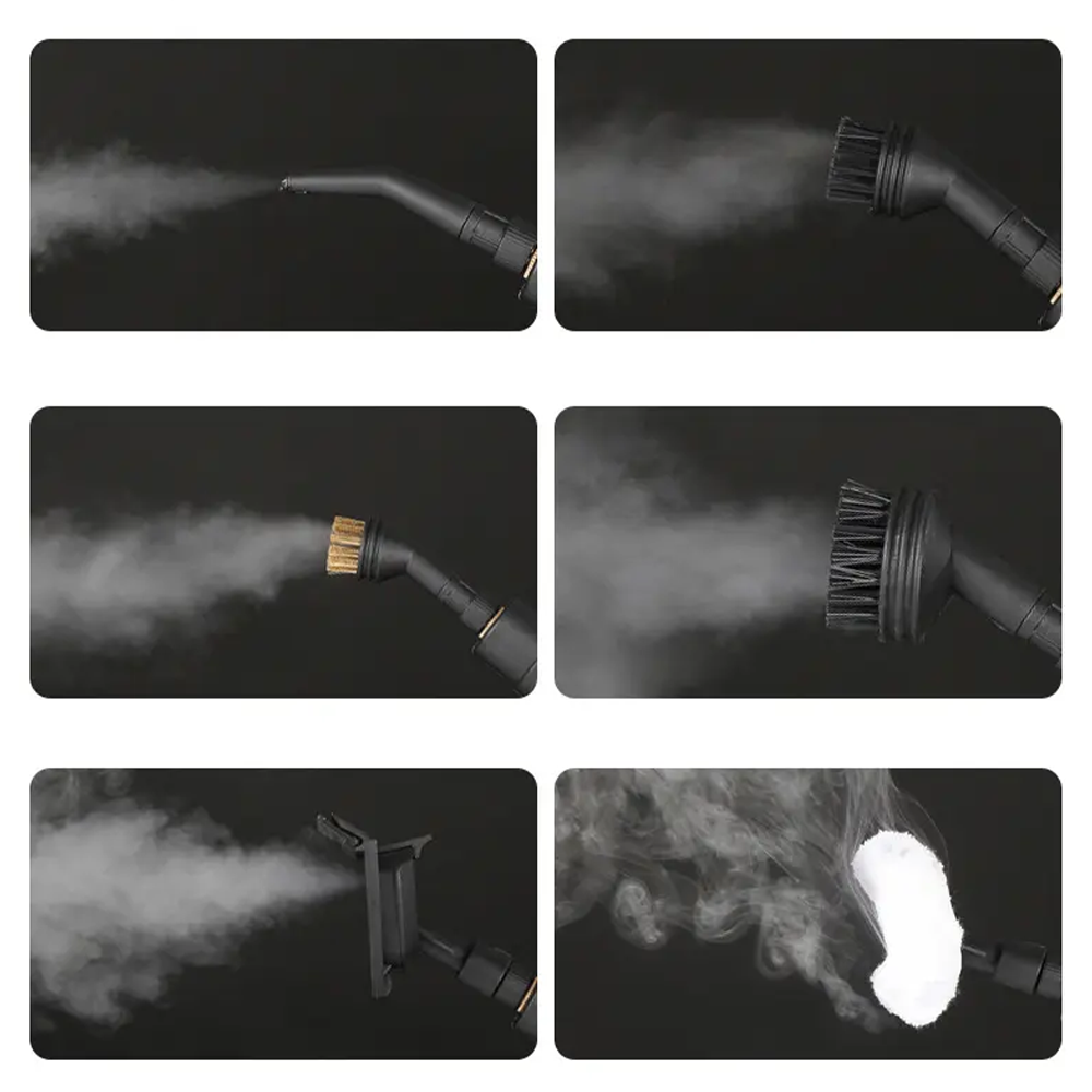 Idropulitrice a Vapore 2500W – Pulizia Profonda Multiuso con Serbatoio 1,1L & Accessori Inclusi