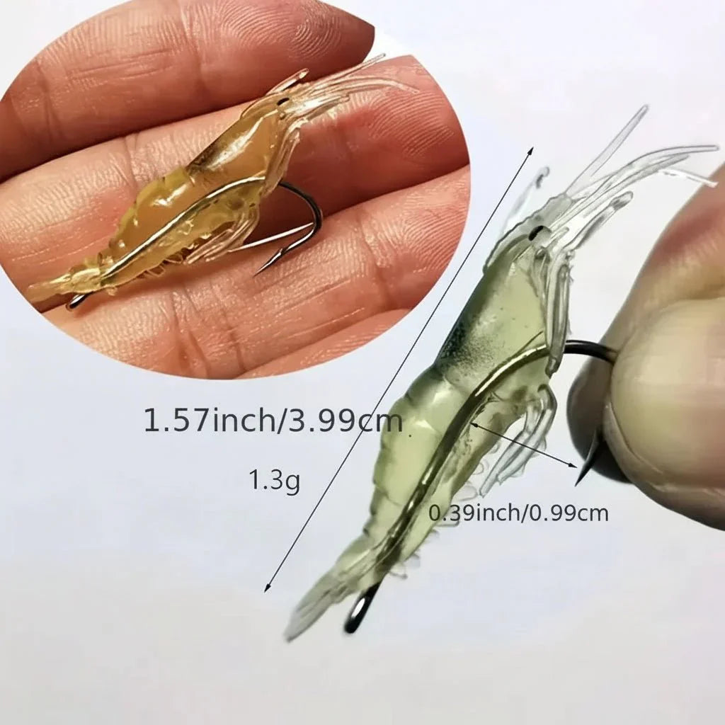 SHRIMPMASTER – Esca ultra-realistica per gamberi d'acqua dolce e di mare