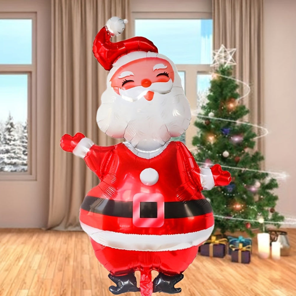 Decorazione Natalizia – Set Palloncini Giganti Gonfiabili di Babbo Natale