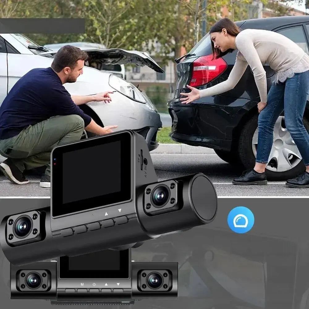 Dashcam Quad-Record HD | Visione Completa e Registrazione Automatica