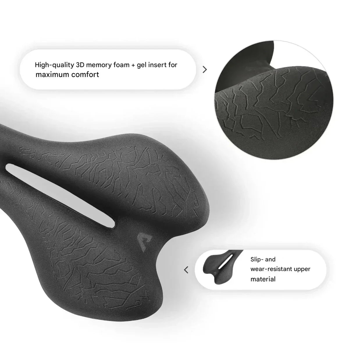 VELOMEMO – Sella da bici ergonomica con memory foam