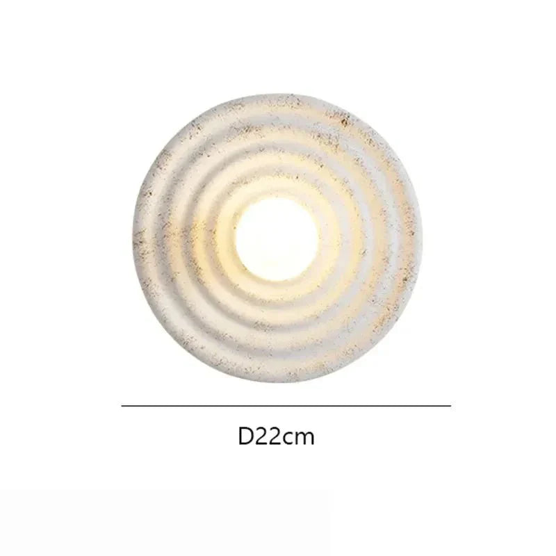WABIGLOW – Lampada da parete LED in ceramica Wabi-Sabi
