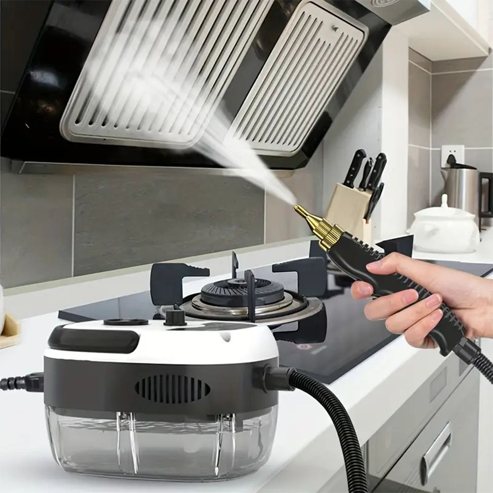Idropulitrice a Vapore 2500W – Pulizia Profonda Multiuso con Serbatoio 1,1L & Accessori Inclusi