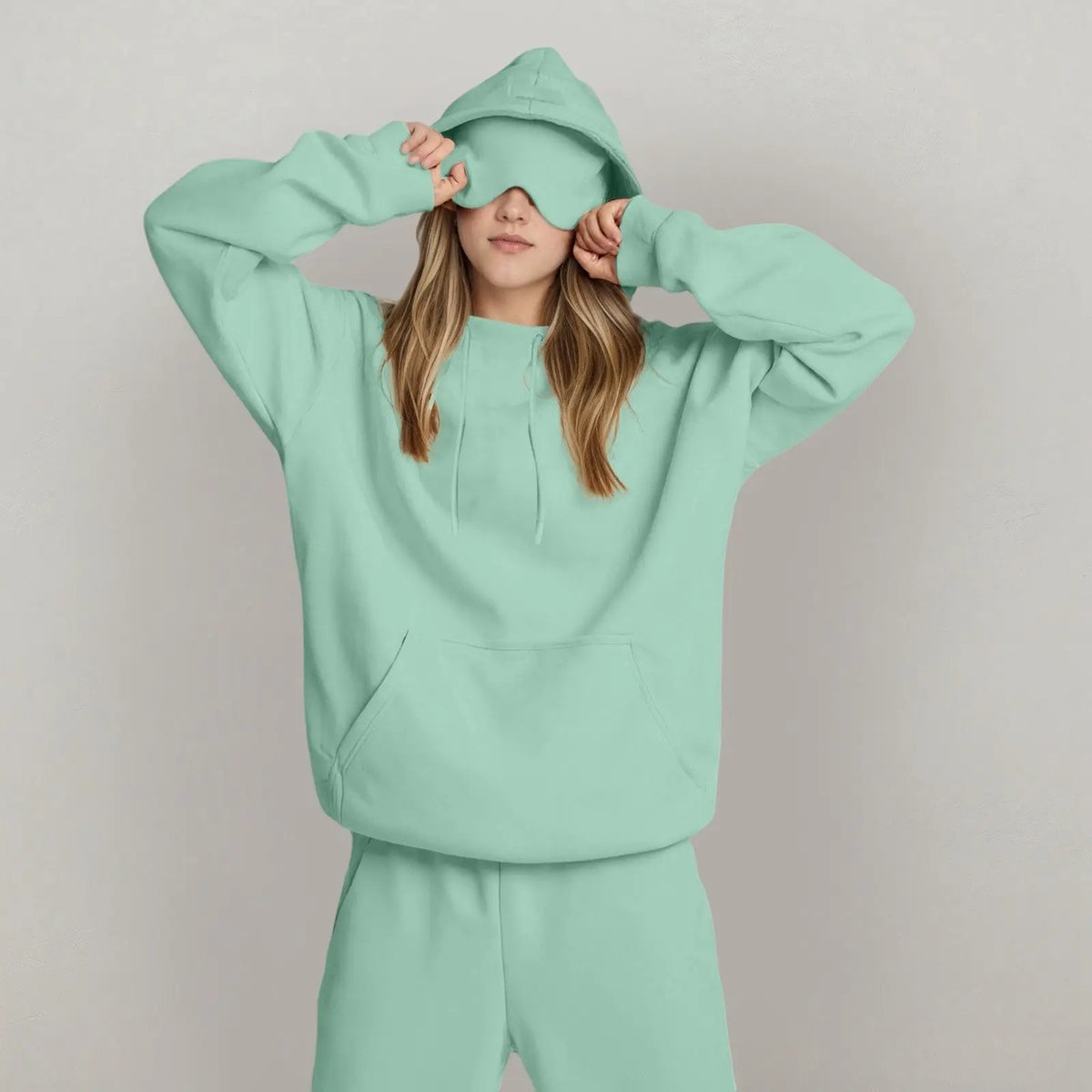 Felpa con Cappuccio da Viaggio Incognito™ da Donna – Comfort Assoluto & Mascherina Integrata