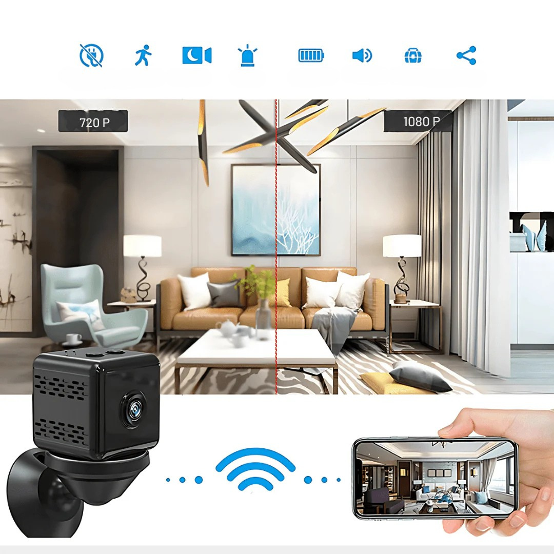 Mini Telecamera Spia Wireless con Registrazione – SpyPro