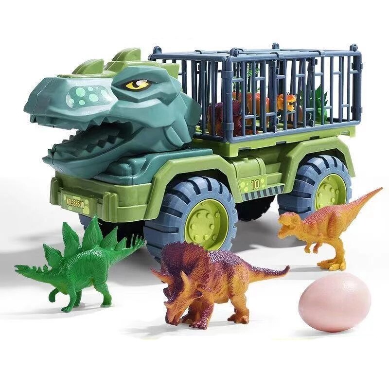 Camion Giocattolo con Dinosauri per Bambini – Set da Gioco Preistorico