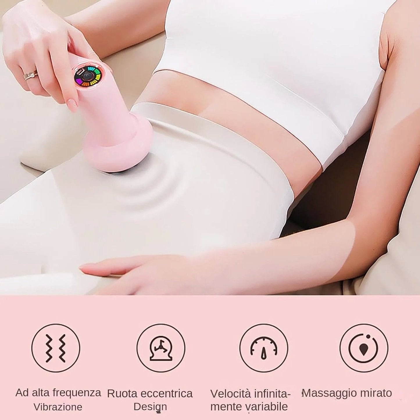 Fit Lift – Massaggiatore Anticellulite Portatile Senza Fili con Intensità Regolabile