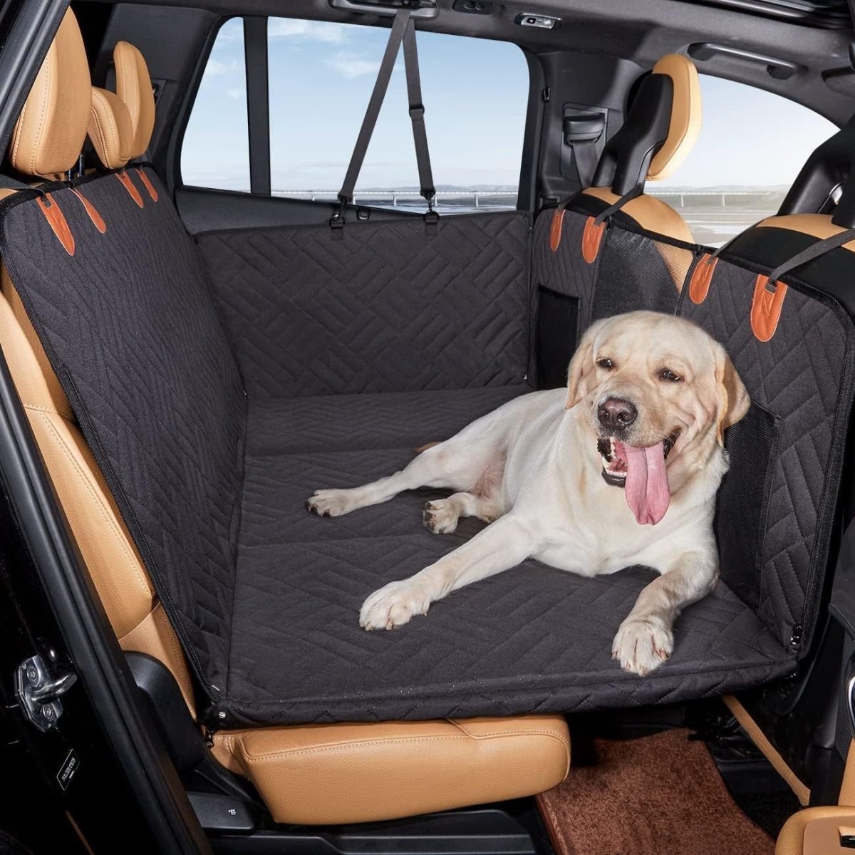 Estensione del Sedile dell’Auto con Base Rigida per Cani