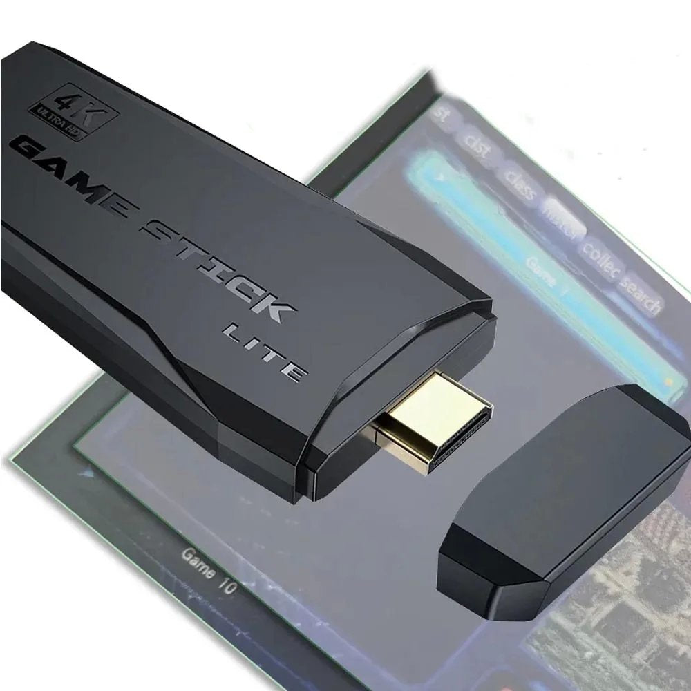 Game Stick™ Retro 10.000 Giochi – Mini Console HDMI con 2 Joystick Wireless & Multiplayer
