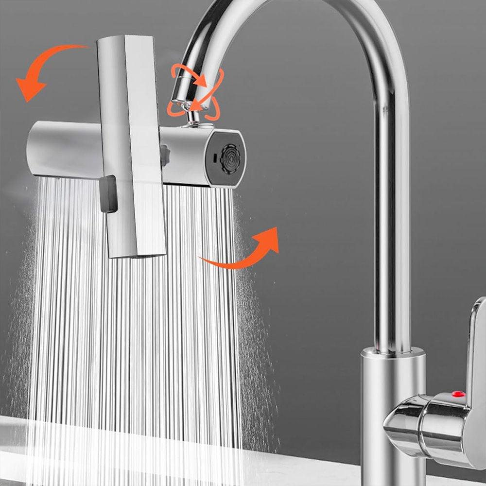 Glassy 360™ – Rubinetto Girevole Universale a 360° per Cucina e Bagno